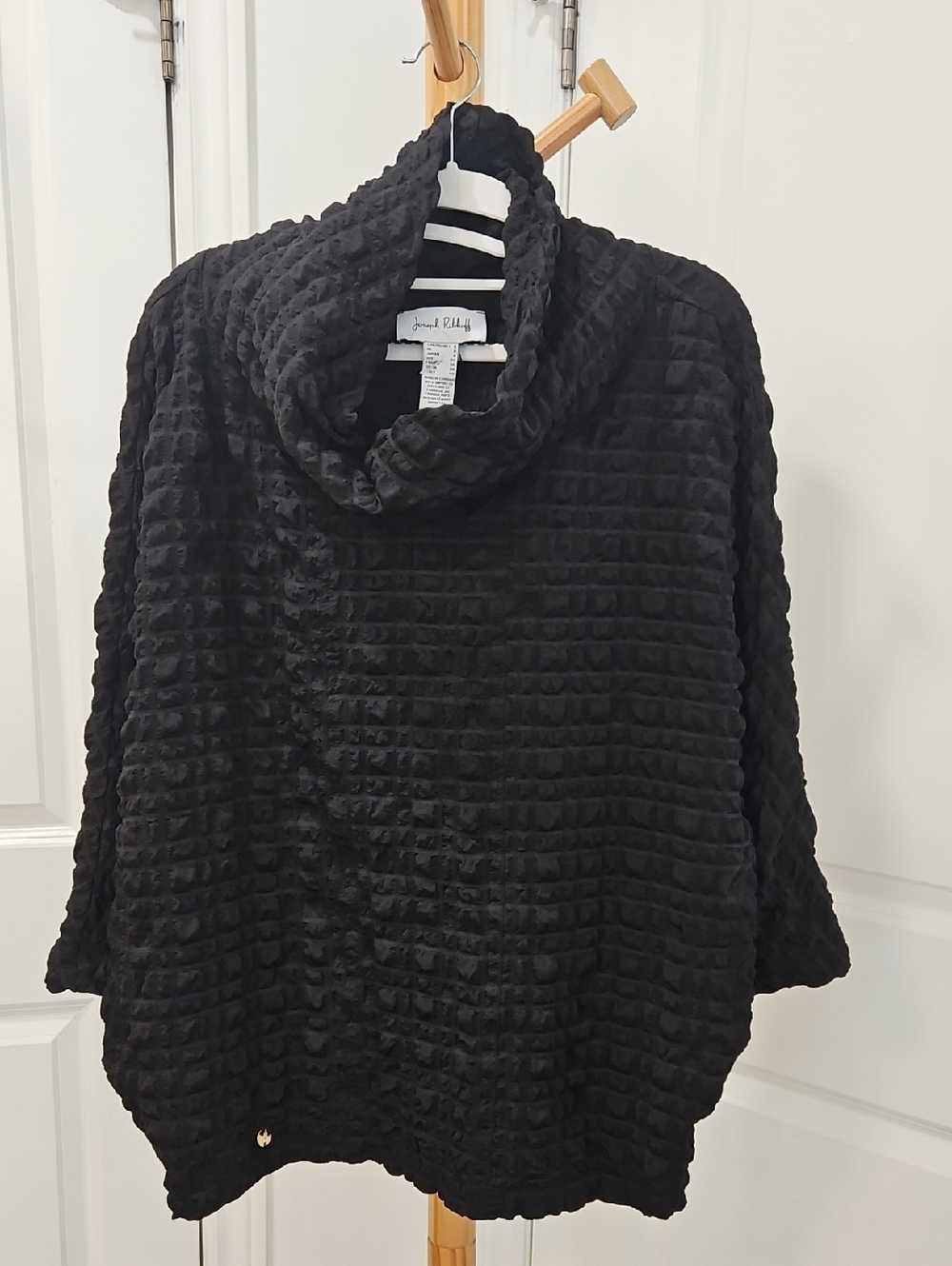 Joseph Ribkoff Elegant Crepe Black Top